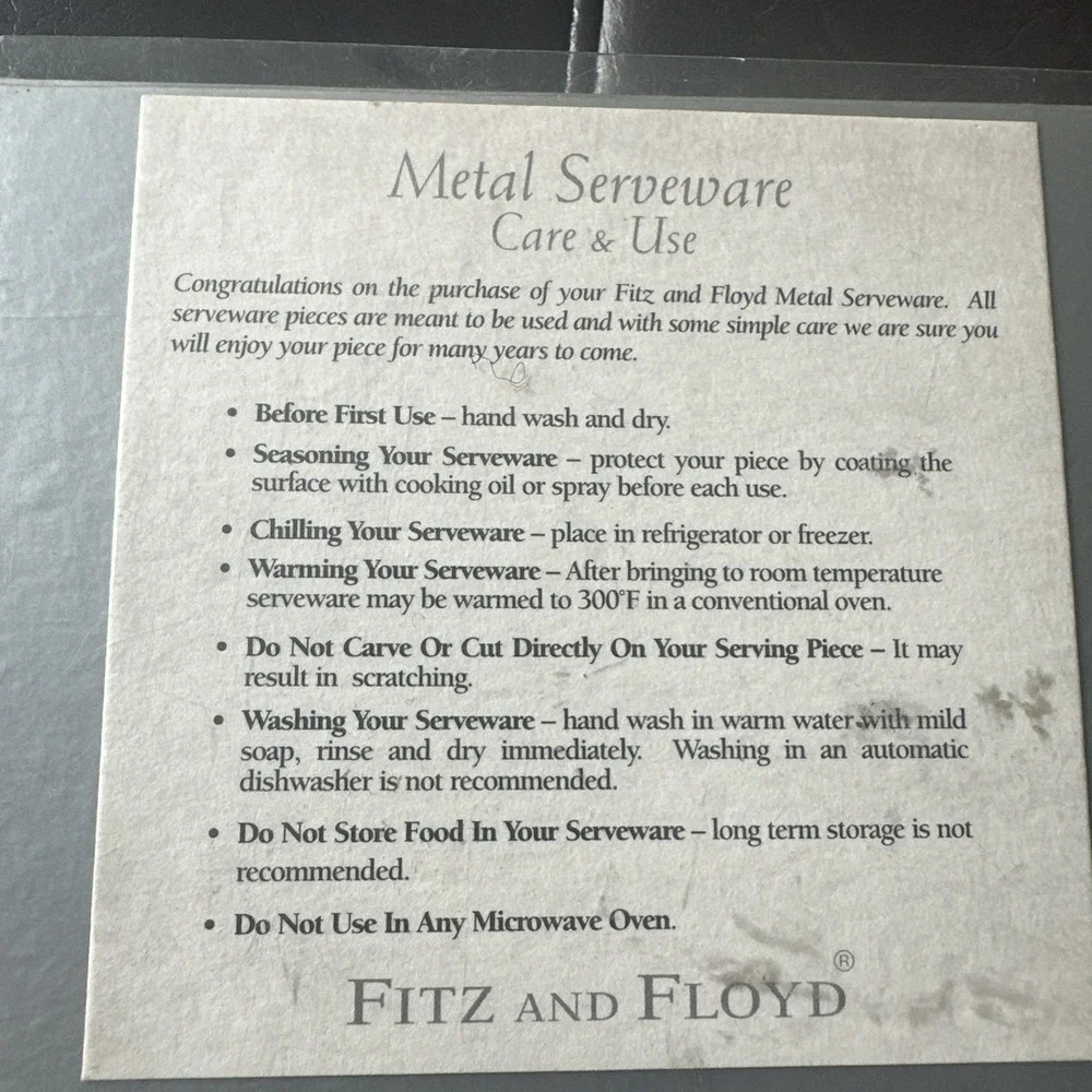 Fitz and Floyd new box